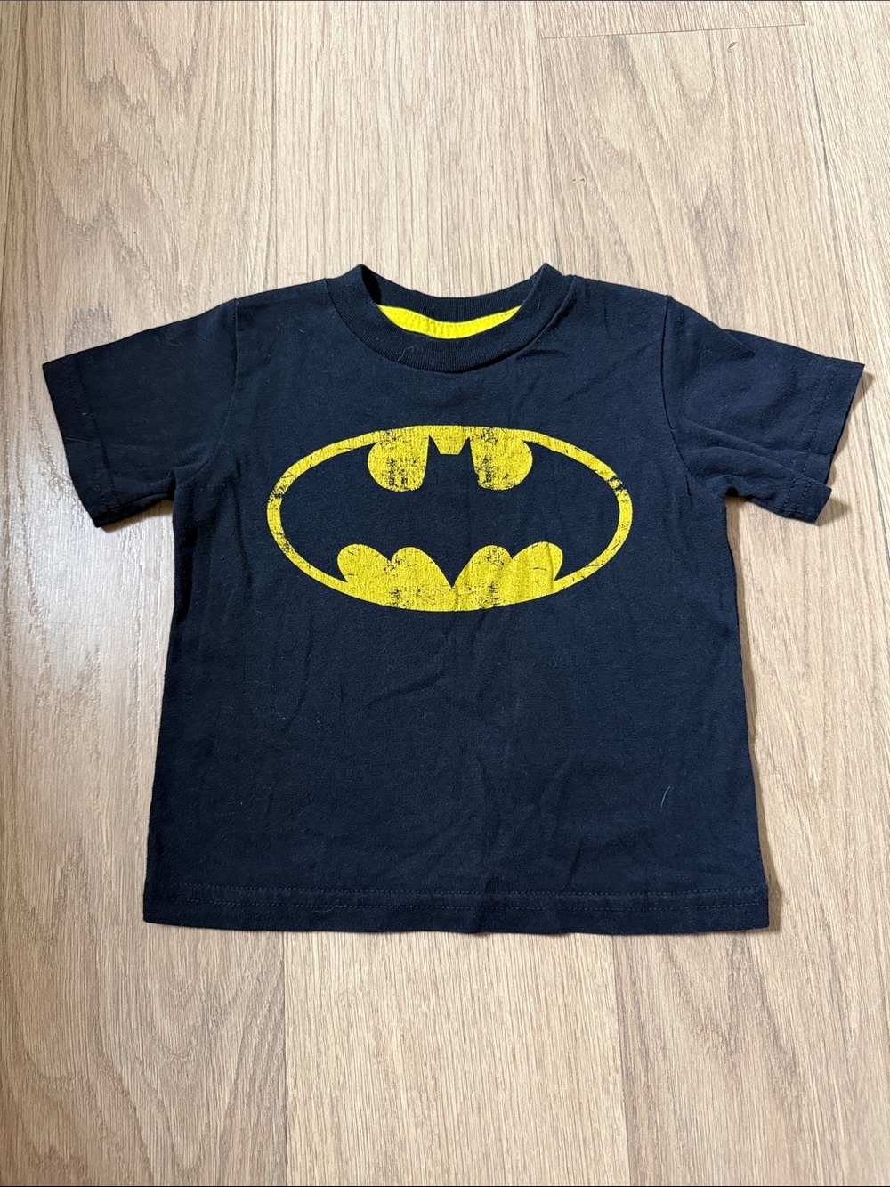 Batman Black Tee with Yellow Accent Size 12 Months